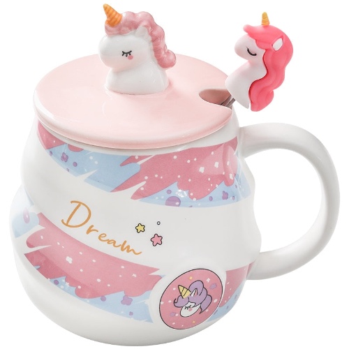 Dream Unicorn Mug & Spoon - Pink