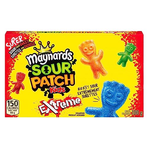 Sour Patch Kids Extreme Candy, Sour Candy, Gummy Candy, Candy Box, 100 g