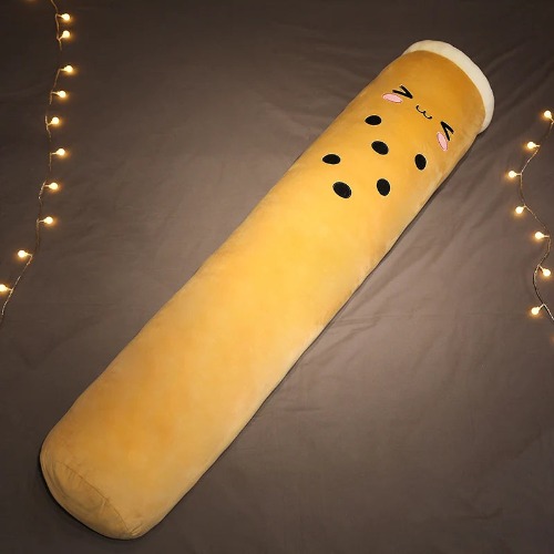 David - Boba Plush Long Pillow Collection - Brown / 100cm