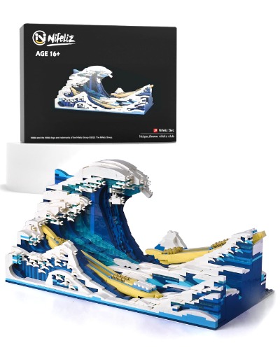 The Great Wave Building Block Set