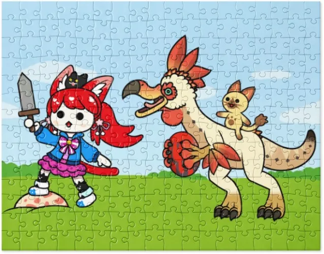 Monster hunter Mim Jigsaw Puzzle (252 pieces)
