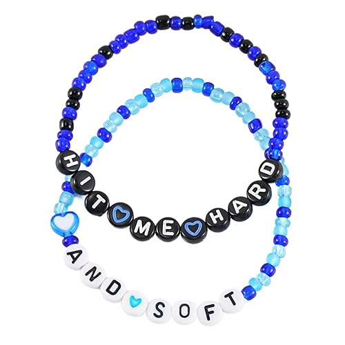 Flvkev Bracelet Concert Merch Outfit for Women - HMHS-BLUE
