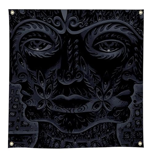 QPYHYMR Tool Tapestry 10,000 Days Flag 4x4FT/HD Printing/150D Polyster Poster Bedroom College Dorm Living Room Home Decorations