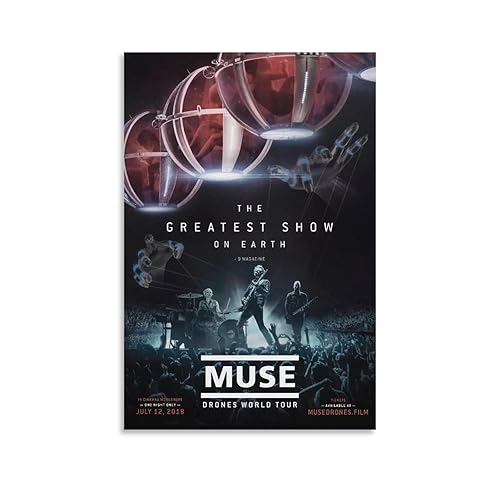 HUSLDER Muse Canvas Poster Bedroom Decoration Landscape Office Valentine's Birthday Gift Unframe-style12x18inch(30x45cm) - 12x18inch(30x45cm) - Unframe-style