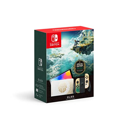 Nintendo Switch – OLED Model - The Legend of Zelda: Tears of the Kingdom Edition (Renewed) - The Legend of Zelda: Tears of the Kingdom Edition - Console