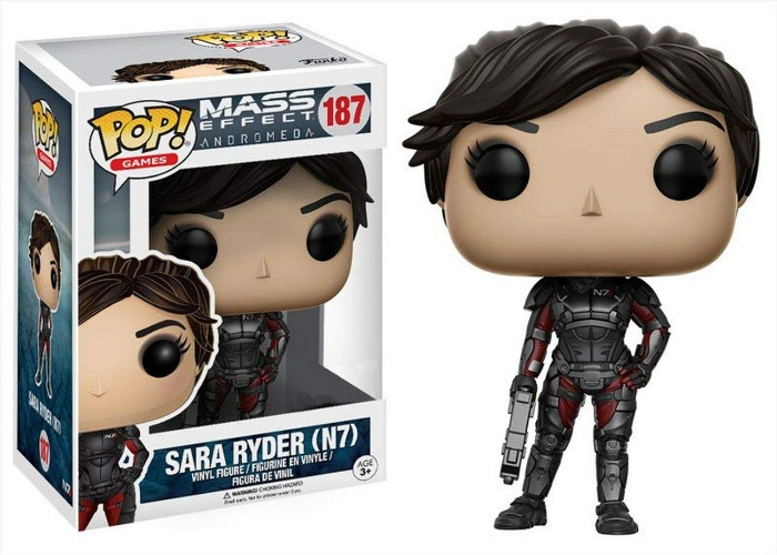 Funko POP Games Mass Effect Andromeda Sara Ryder N7 Gear Vinyl Figure Exclusive - 