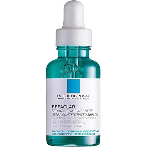 Cosmética femenina de la marca La roche posay, serum, Effaclar Serum 30 mililitros, Kit