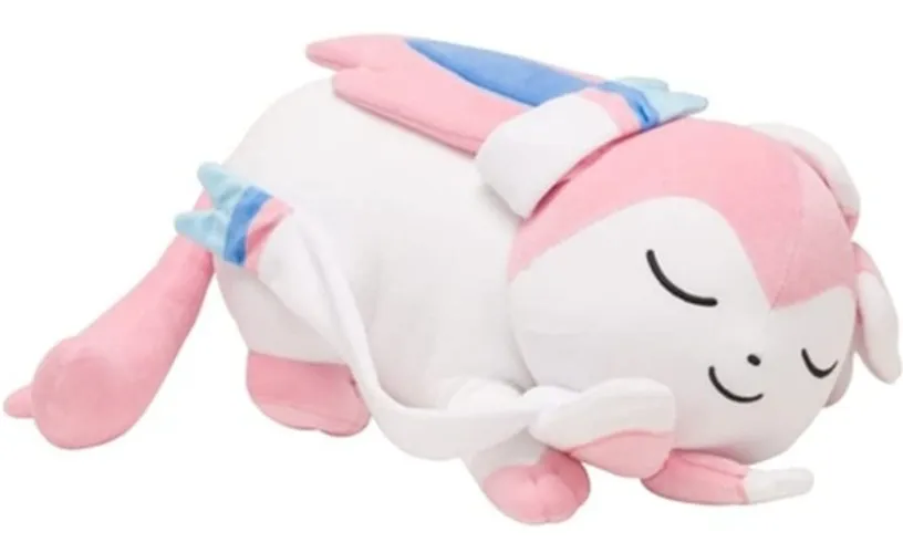 AmBayz Eeveelution Big Sleep Sylveon Plush Toy Eevee Stuffed Toys Doll Doll for Friend : Toys & Games