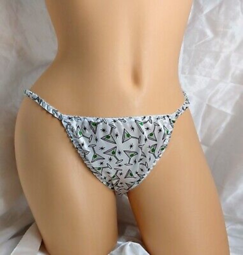 Cheers to the New Year Print Satin String Bikini panties *Limited Edition*  | eBay
