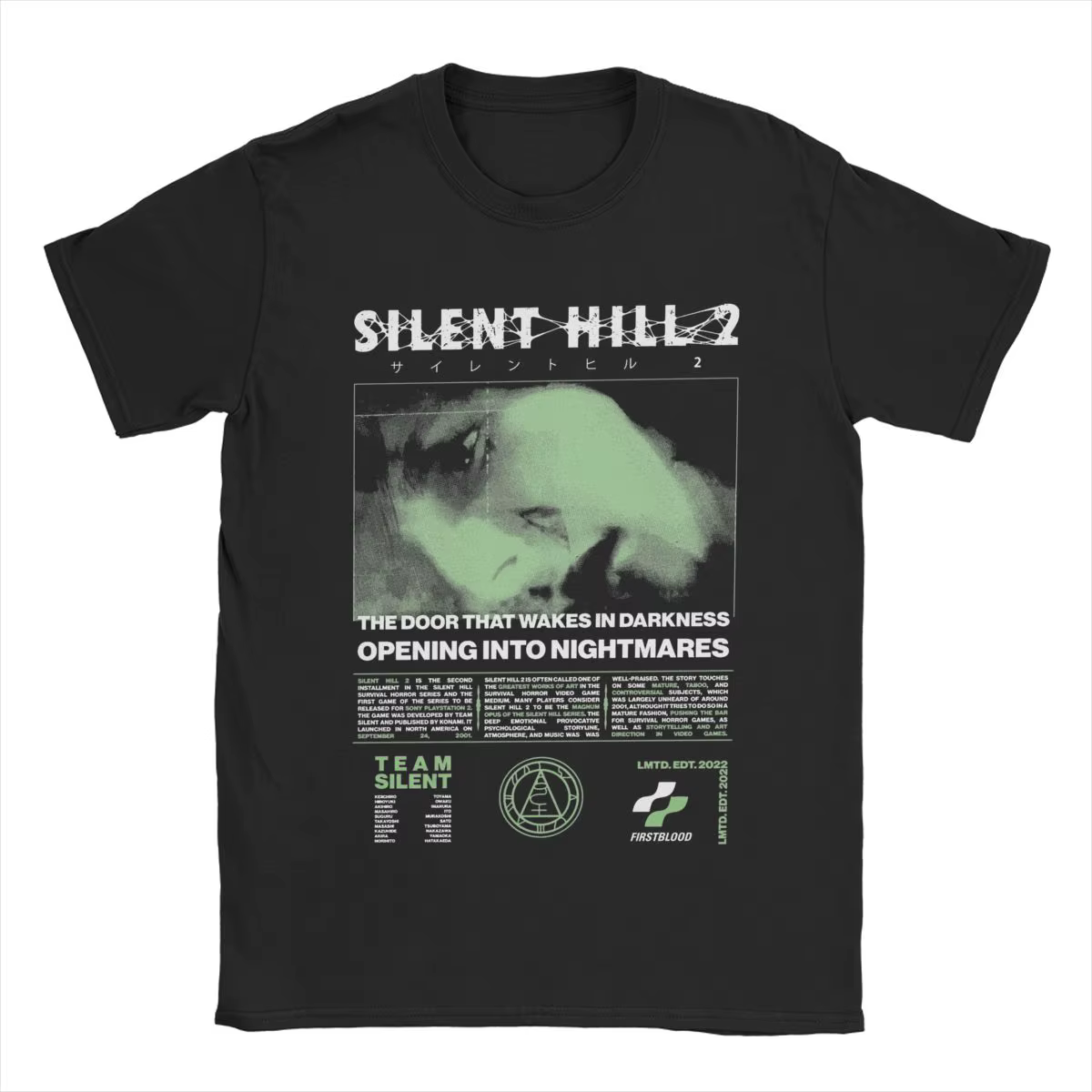 Silent Hill 2 T Shirts Cotton Clothing Casual Short Sleeve Round Neck