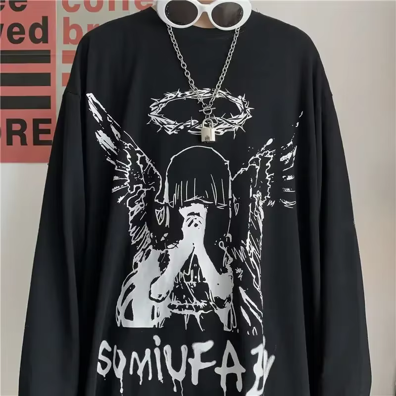 T-shirt y2k Harajuku Gothic Vintage Graphic 