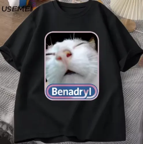 Funny Allergy Cat Meme Cat T Shirt 