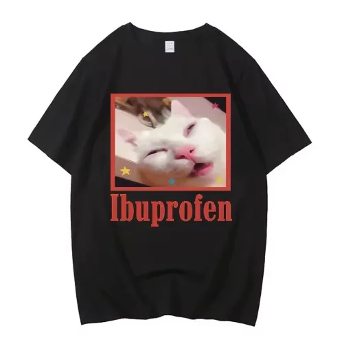 Ibuprofen Cat Meme T shirt 