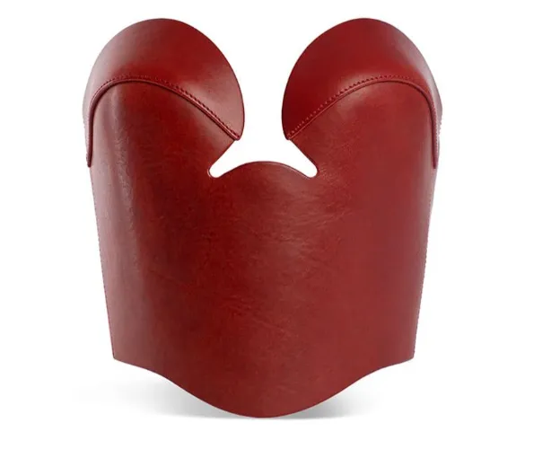 Corset "Yasmin" Red | Red / Silver / M