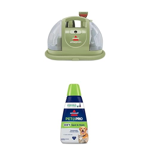 BUNDLE Little Green Portable Carpet Cleaner + PET PRO OXY Spot & Stain Formula, 32 oz. - Little Green + Pet Pro Oxy Formua