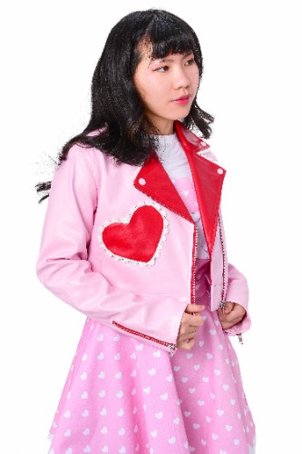 Candy Cruiser Cropped Moto Jacket - Red | L