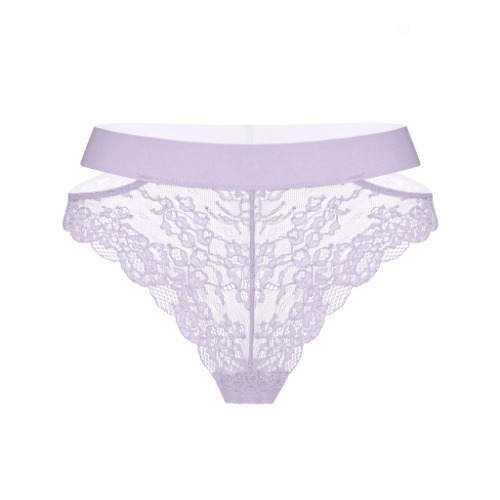 Wild Lace Cheeky Panty Lilac Hint - L / Lilac Hint