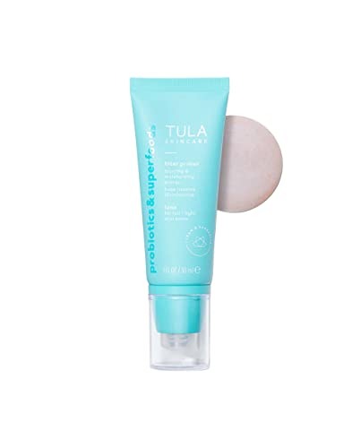TULA Skin Care Face Filter Blurring and Moisturizing Primer - Luna, Evens the Appearance of Skin Tone & Redness, Hydrates & Improves Makeup Wear, 1fl oz - 1 Fl Oz (Pack of 1) - Luna - Fair/Light