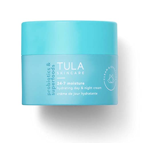TULA Skin Care 24-7 Hydrating Day & Night Cream - Anti-Aging Moisturizer for Face, Contains Watermelon & Blueberry Extract, 1.5 oz. - Regular, 1.5 Oz
