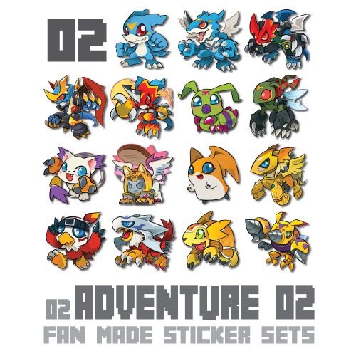 Adventure 02 - Fan Made Sticker Set | Default Title