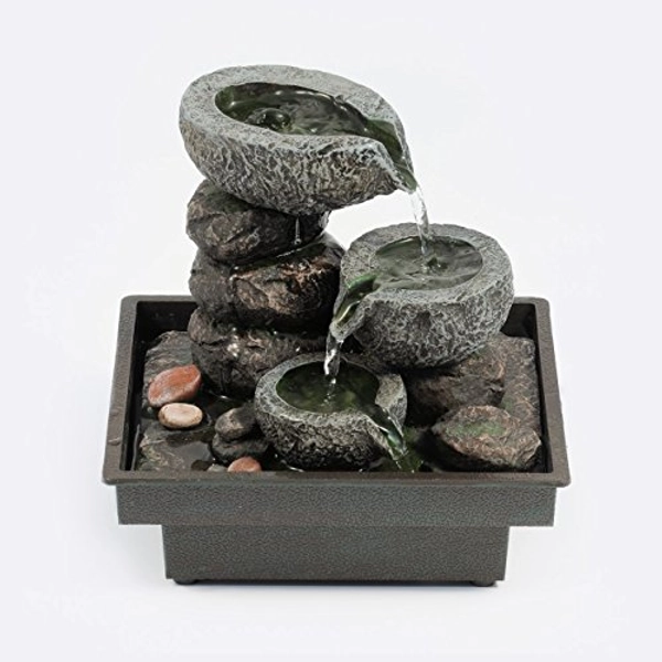pajoma Zimmerbrunnen Floating Stones, Höhe ca. 20 cm