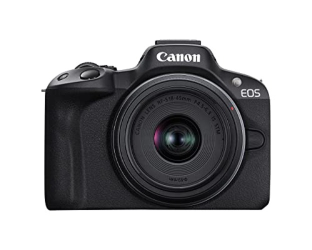 Canon EOS R50 Mirrorless Vlogging Camera (Black)