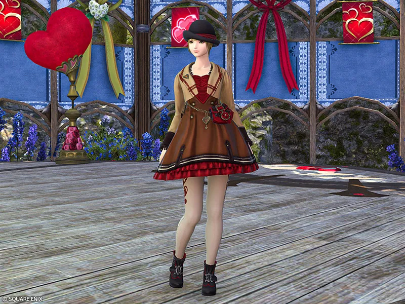 Tenue des messagers de la Valention (robe) | Boutique en ligne FINAL FANTASY XIV