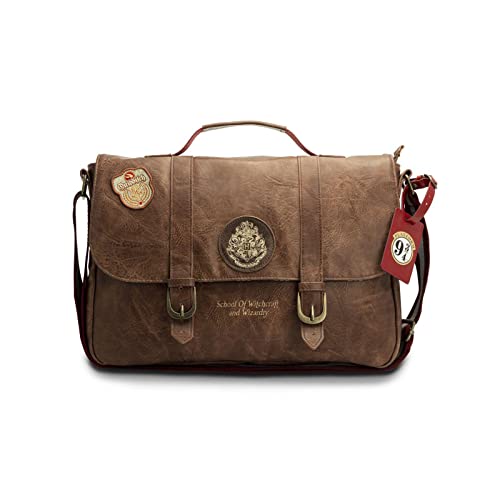 ABYstyle - HARRY POTTER Sac bandoulière Poudlard, Marron