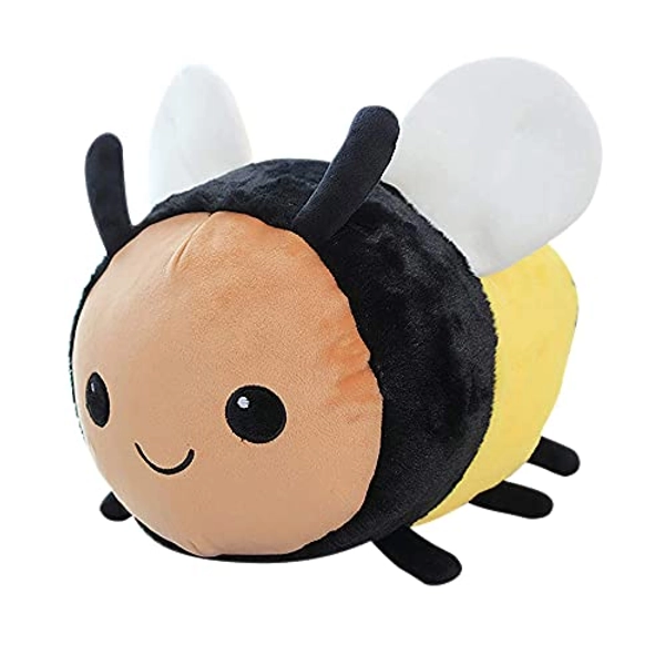 TinFrey Carino Super Soft Bee Peluche Bambola Giocattolo Kawaii Honeybee Peluche Cuscino Cuscino Animale Farcito Bambola di Peluche Regalo di Compleanno di Halloween per Bambini Ragazzi Ragazze