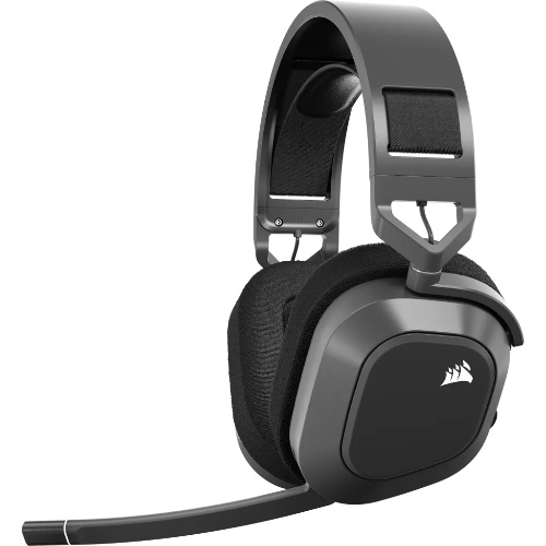 Corsair HS80 MAX WIRELESS Gaming Headset, Steel Gray