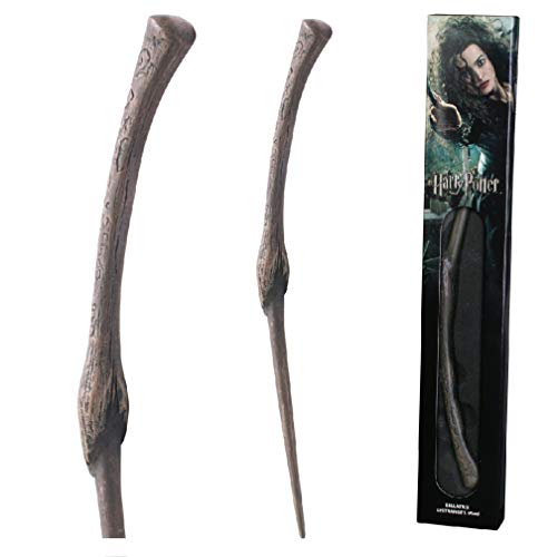 The Noble Collection - Bellatrix Lestrange Wand In A Standard Windowed Box - 15in (37cm) Wizarding World Wand - Harry Potter Film Set Movie Props Wands - Single