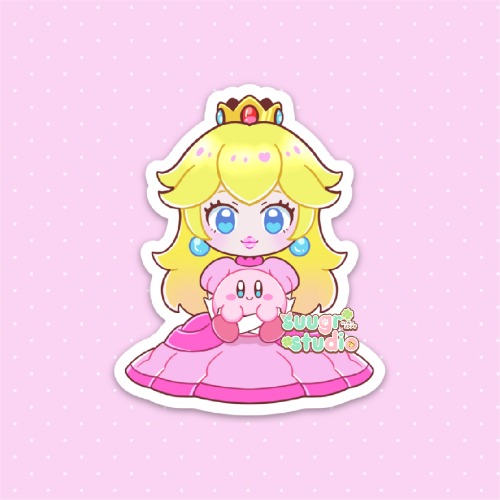 Peach & Poyo Vinyl Sticker