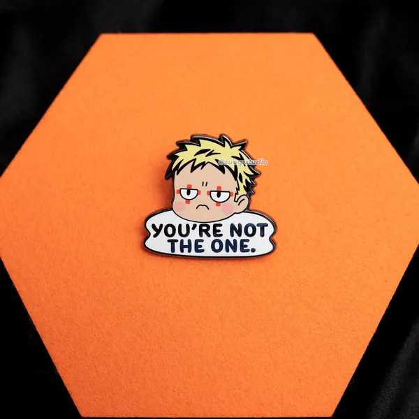 Dorohedoro "You're not the one" Hard Enamel Pin - [A Grade] / Simple Rubber Back
