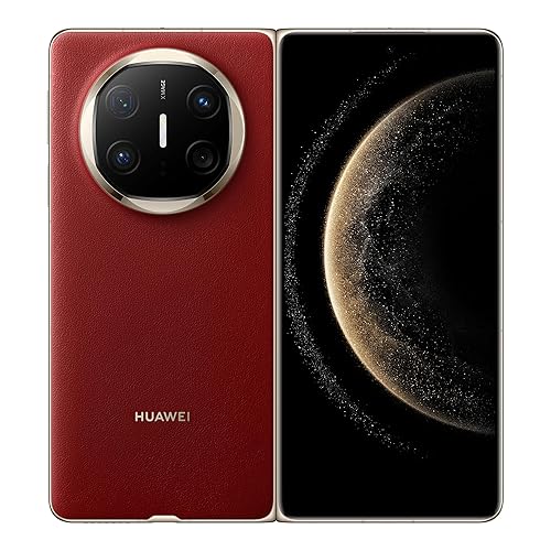 Huawei Mate X6, 12+512G,klappbare Form, Ultraschlank und robust, Ultra Chroma Kamera,Kunlun Glass™ der 2. Generation,Huawei X-True™ Display,Live-Multitask, Lange Akkulaufzeit,Nebula Red - Mate X6 - Nebula Red