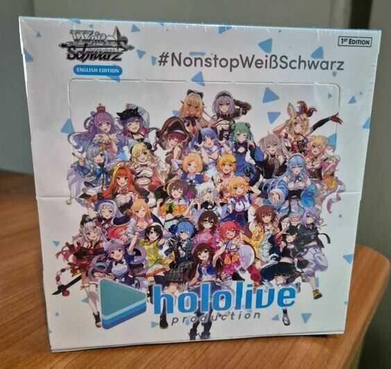 Weiss Schwarz hololive production Booster Box - English Edition (1st Edition)