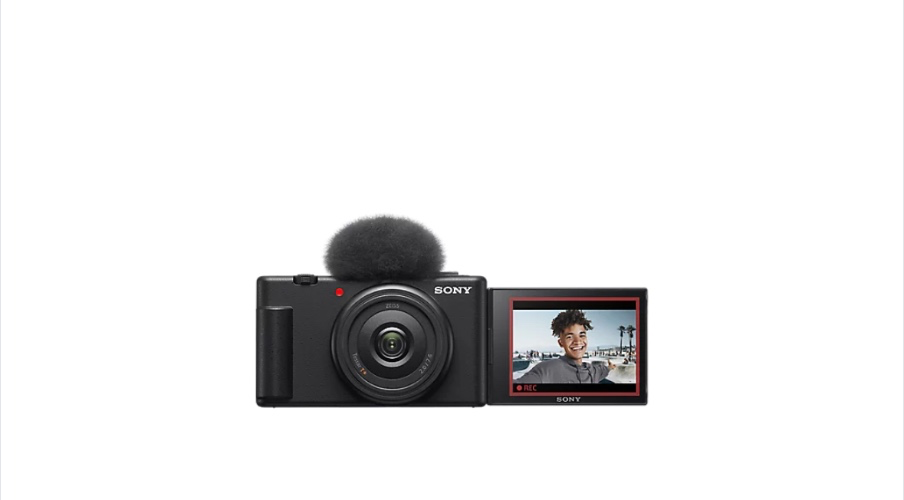 Sony UK | Vlog camera ZV-1F in Black
