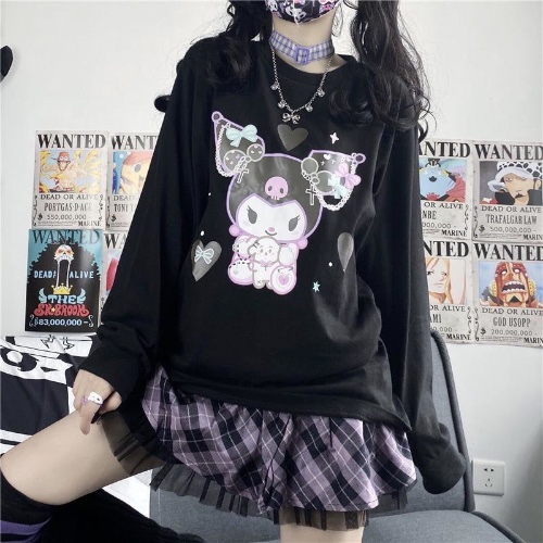 Pastel Goth Bunny Crewneck - M