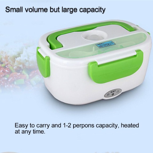 Portable Mobile Heated Lunch Box - Green