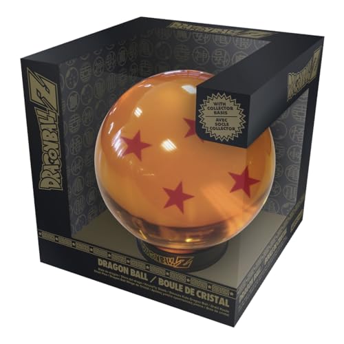 ABYSTYLE Studio Officially Licensed Dragon Ball Z 4 Star Collectible Acrylic Resin Crystal Dragon Ball Replica 3'' Across DBZ Home Essentials Anime Manga Gifts Collect Them All - Premium 4 Star Dragon Ball