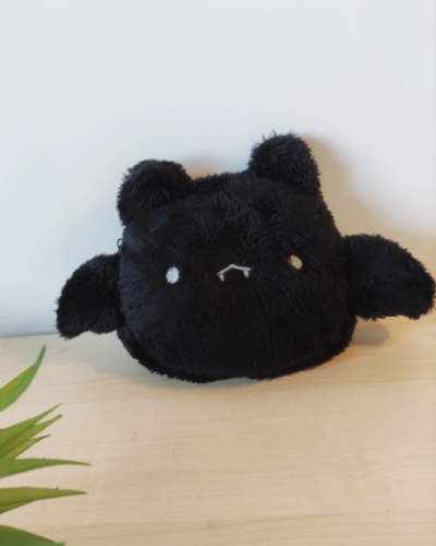 Bat plush pouch