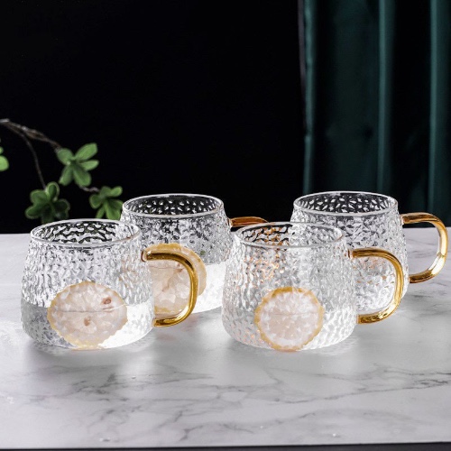 Heatproof Glass Jug/Cups - 13.5oz Cup (400ml) (4Pk)