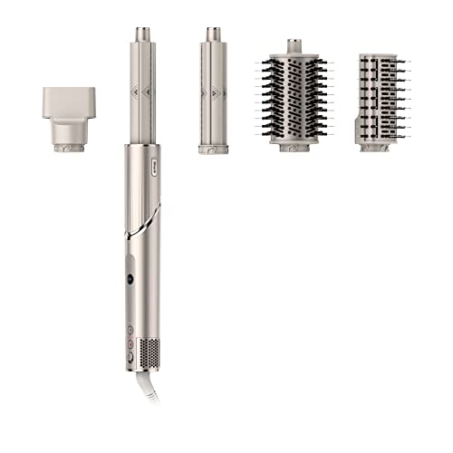 Shark HD430C FlexStyle Air Styling & Drying System, Powerful Hair Blow Dryer & Multi-Styler with Auto-Wrap Curlers, Paddle Brush, Oval Brush, Concentrator Attachment, Stone - Concentrator Attachment