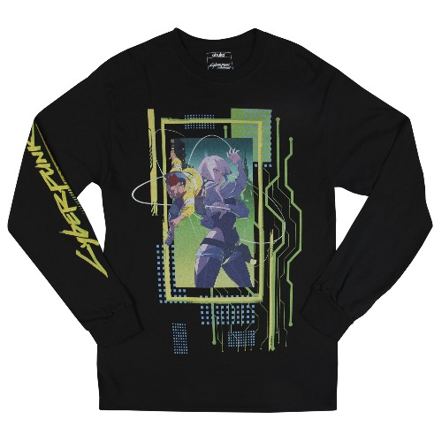 David & Lucy Circuits Black Long Sleeve | M