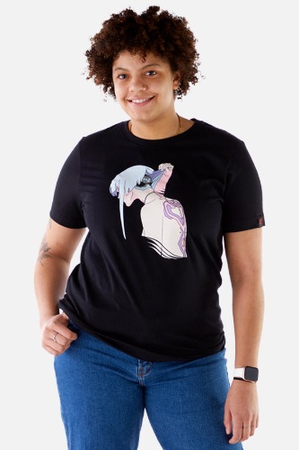 CYBERPUNK EDGERUNNERS LUCY'S BACK TEE | M