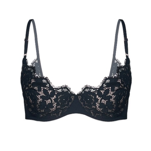 Frisson Scoop Demi Bra Black - 36A/38AA / Black