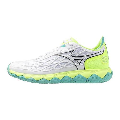 Mizuno Women's Wave Enforce Tour Ac Racquet Sports Shoe Tennis - 8 - White/Black