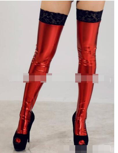 Latex Stockings - Red