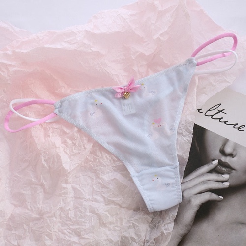 Classic Mesh Thongs - blue goose