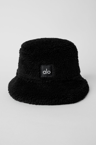 Foxy Sherpa Bucket Hat - Black | Black / S/M