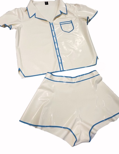 Latex Tailored Pyjama Set